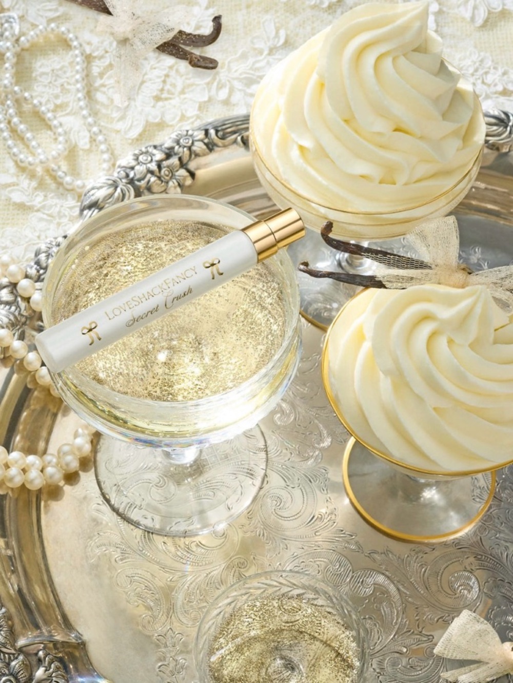LoveShackFancy Secret Crush Travel Spray - White & Gold - Picture 3 of 4